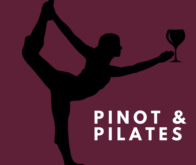 graphic showing Pinot & Pilates